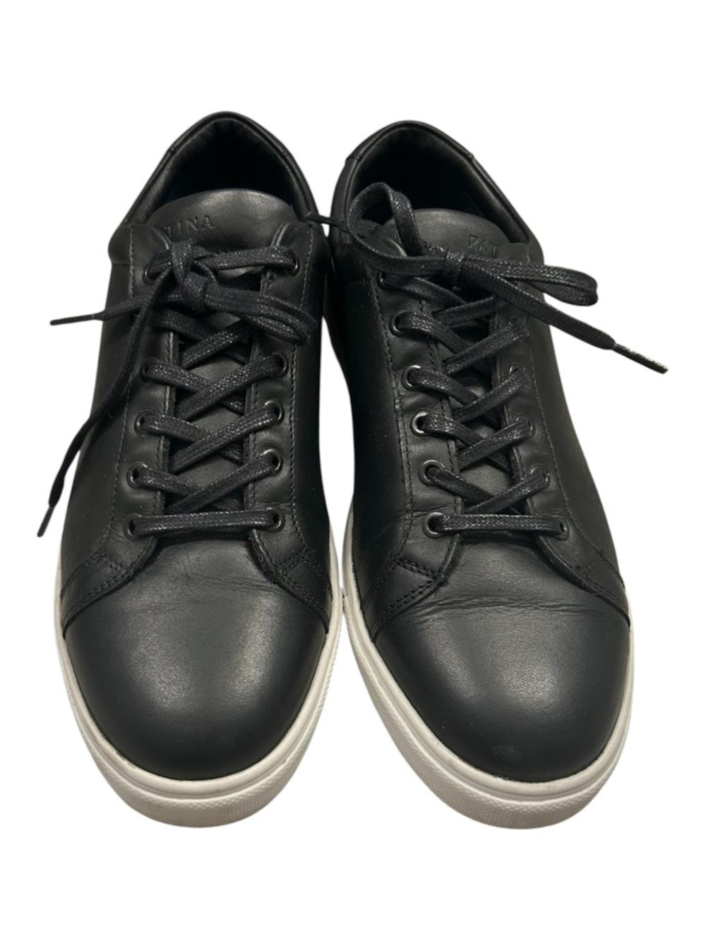 Portland Leather Patina Black Leather Sneakers Size 42
